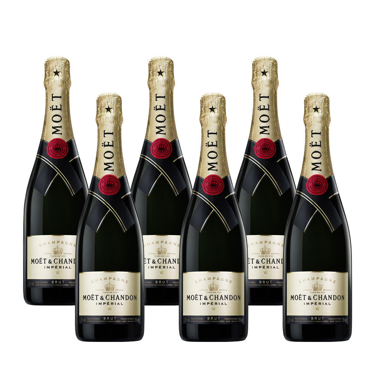 Moët & Chandon Impérial 'Congratulations' Metal Gift Box Case of 6