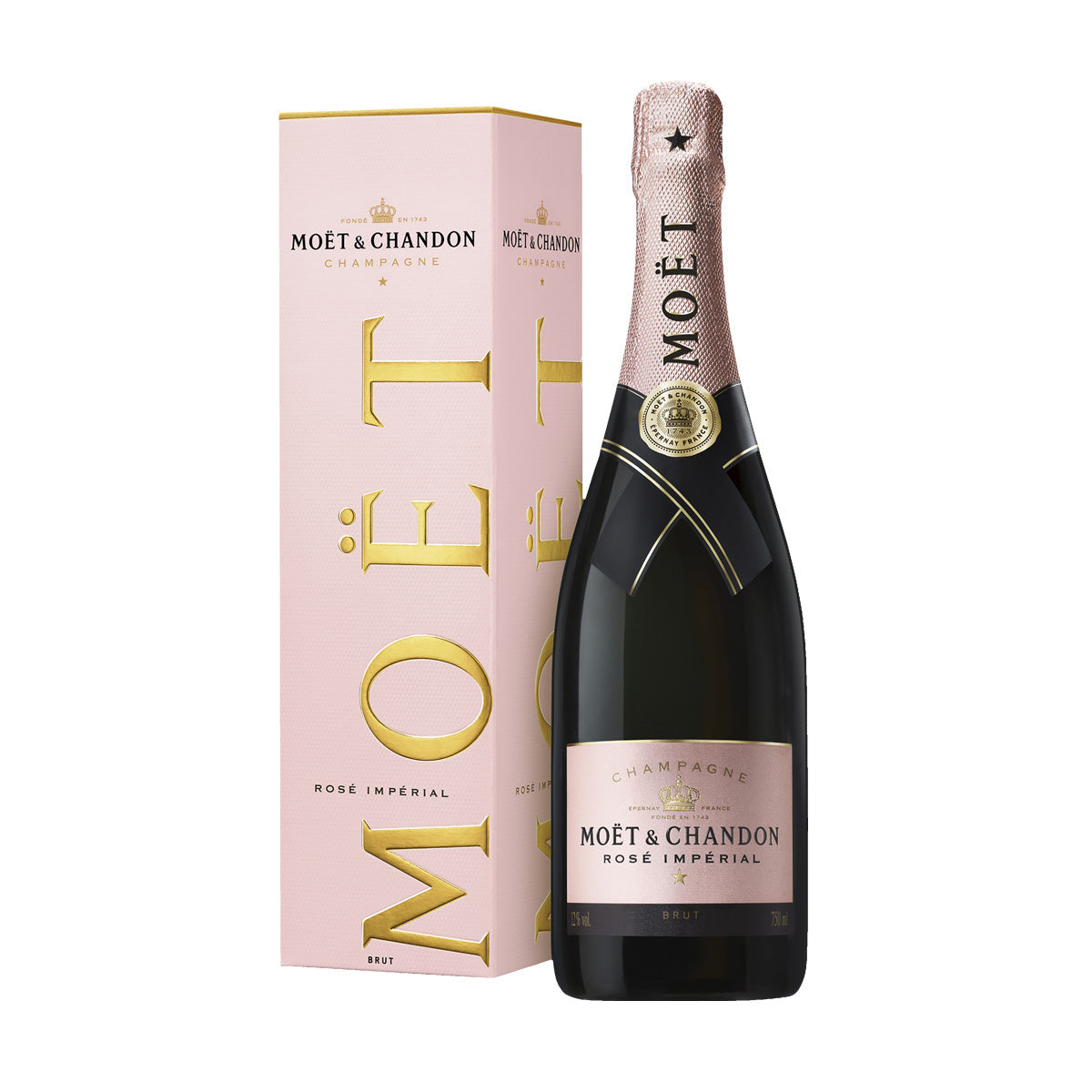 Moët & Chandon Rosé Impérial Gift Box Case of 6