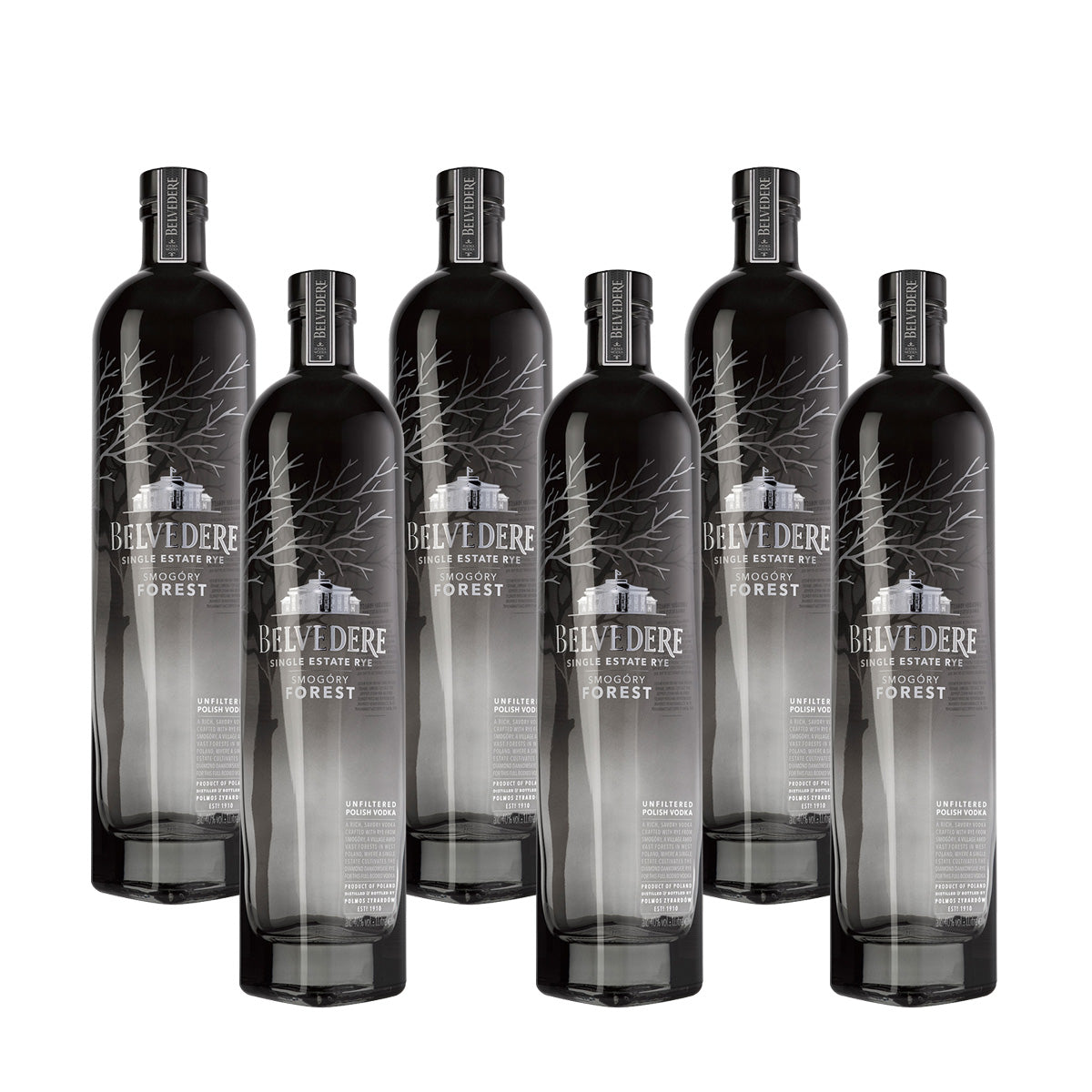 Belvedere Vodka Smogóry Forest Single Estate Rye Case of 6