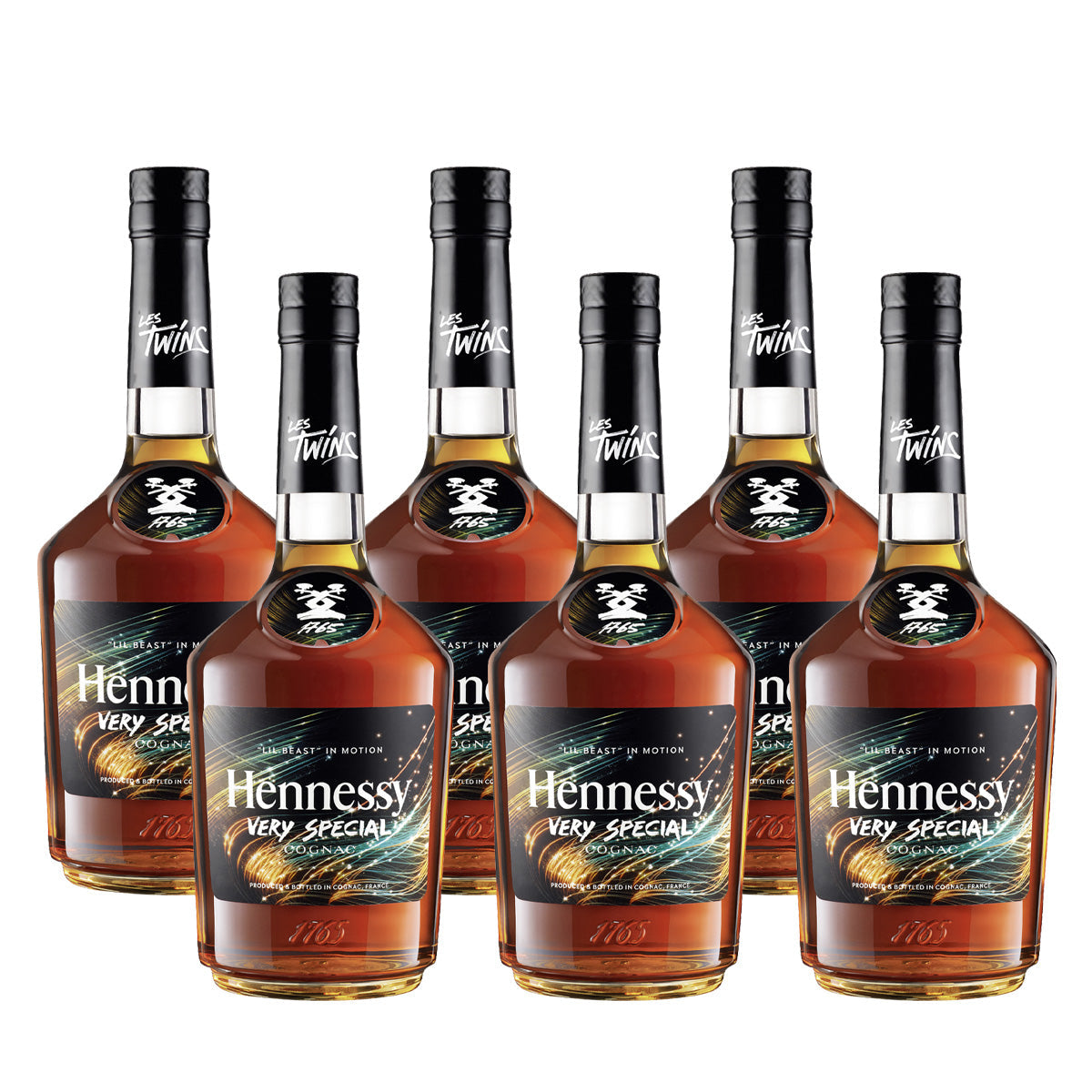 Hennessy V.S Les Twins Limited Edition Case of 6