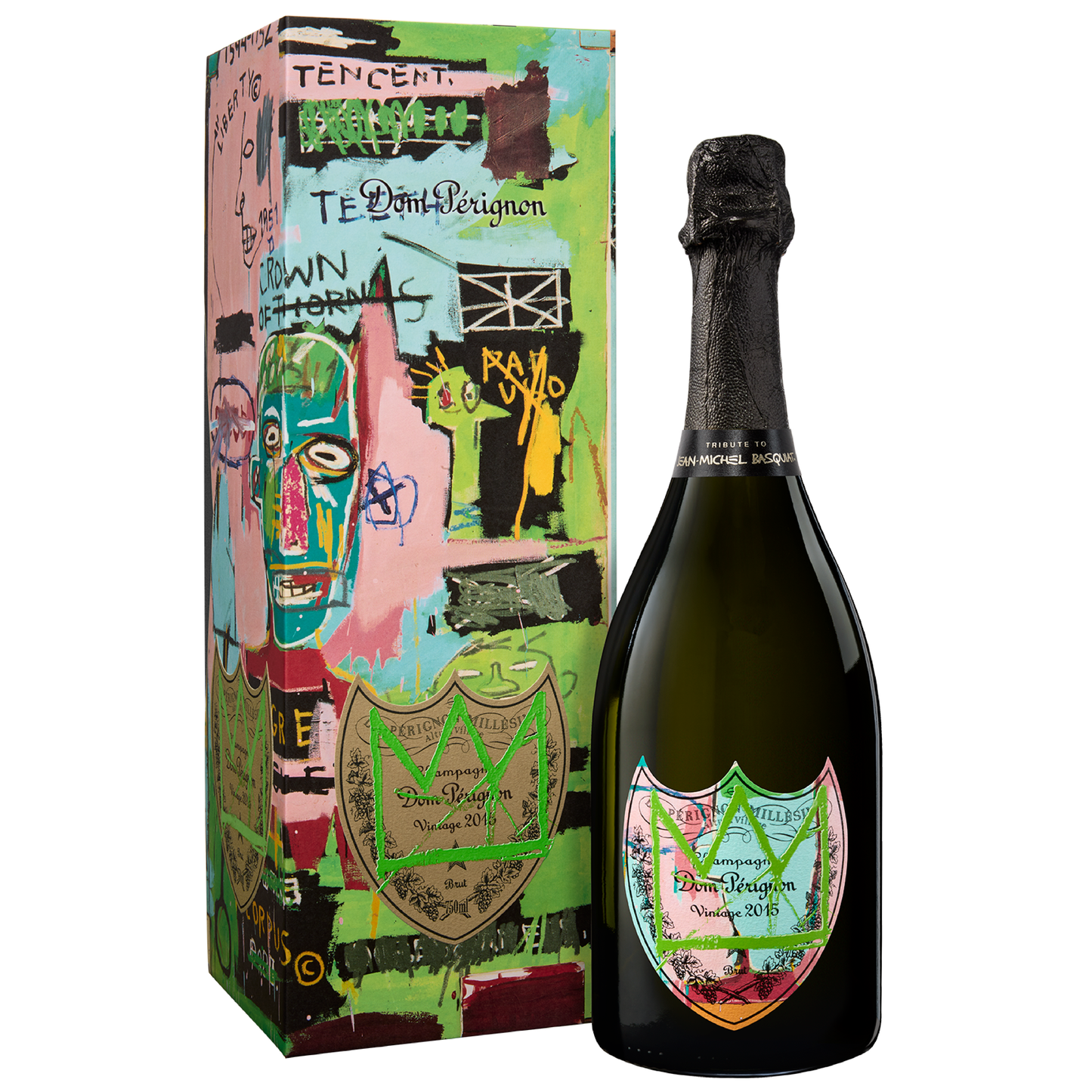 Dom Pérignon Vintage 2015 Special Edition Tribute to Jean-Michel Basquiat